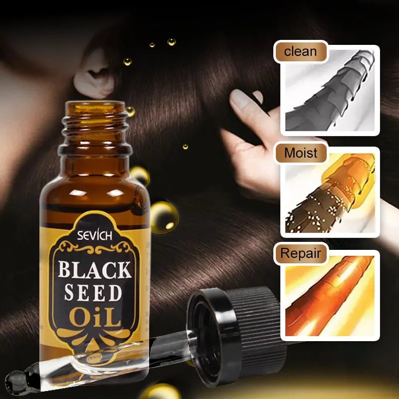 Sevich Natural Hair Loss Treatment 20ml Black Seed Oil Help Hair