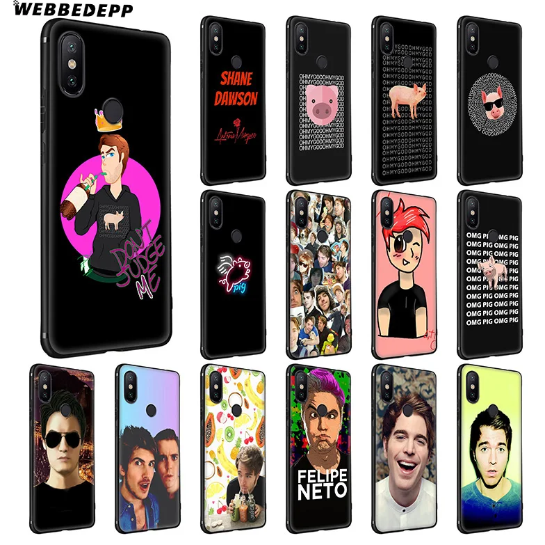 Felipe Neto Shane Dawson Soft Case for Xiaomi Mi A1 A2 A3 9 9T Pro CC9 CC9E &amp Redmi 8A 7A K20 Note 8 |