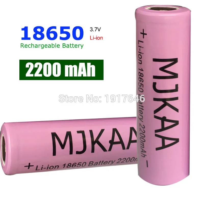 20x18650 аккумуляторных батарей (не АА батареи) 3 7 v 2200mAh литий ионный аккумулятор для