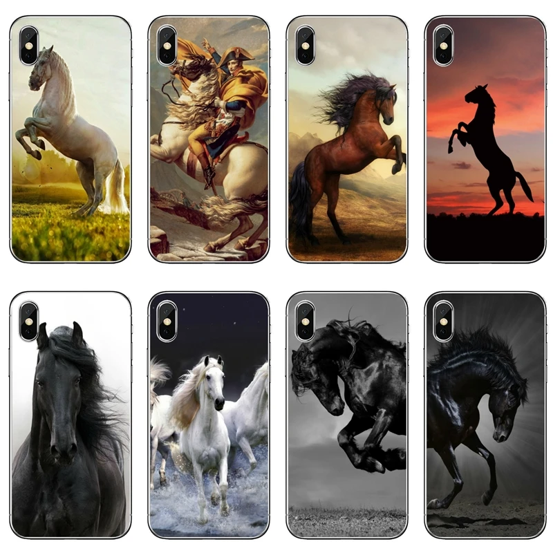 Прозрачный чехол для телефона Frederik Great Beauty Horse Huawei P30 P20 pro P10 P9 P8 Lite Nova 3i G8 P Smart Plus 2018