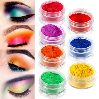

Eyeshadow Powder Loose Pigment Bright Eye shadow Pigment Matte Mineral Spangle Nail Powder Make Up Shimmer Shining Eye Shadow