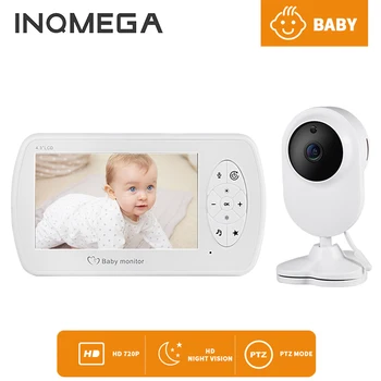 

INQMEGA Night Vision Temperature Monitoring Baba Eletronica Babyfoon Wireless Video Babyphone Baby Monitor 4.3 Inch Camera