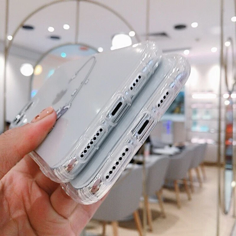 Милые чехлы для телефонов с мультяшным котом и мышкой для iPhone 11 X XR Xs Max 8 7 6 6s Plus 11 Pro Max, мягкая прозрачная задняя крышка из ТПУ