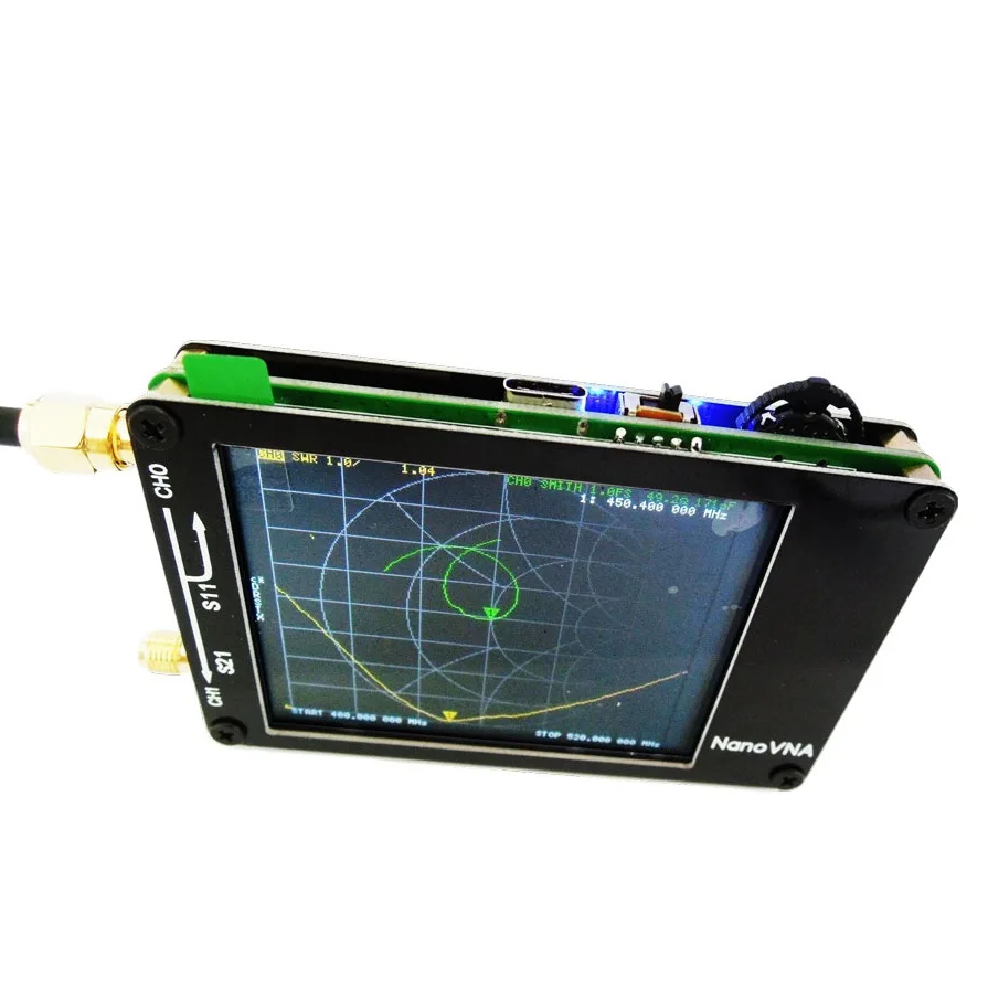 Профессиональный УКВ UHF антенна анализатор Портативный цифровой векторной сети MF HF Антенны анализатор Портативный коротковолновый 50 кГц-900 МГц