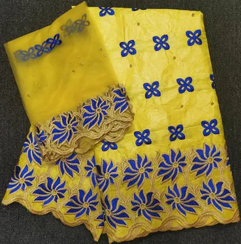 

nigerian lace fabrics bazin riche fabric bazin riche getzner 2019 african lace fabric 2+5yards african french lace fabric HL-A28