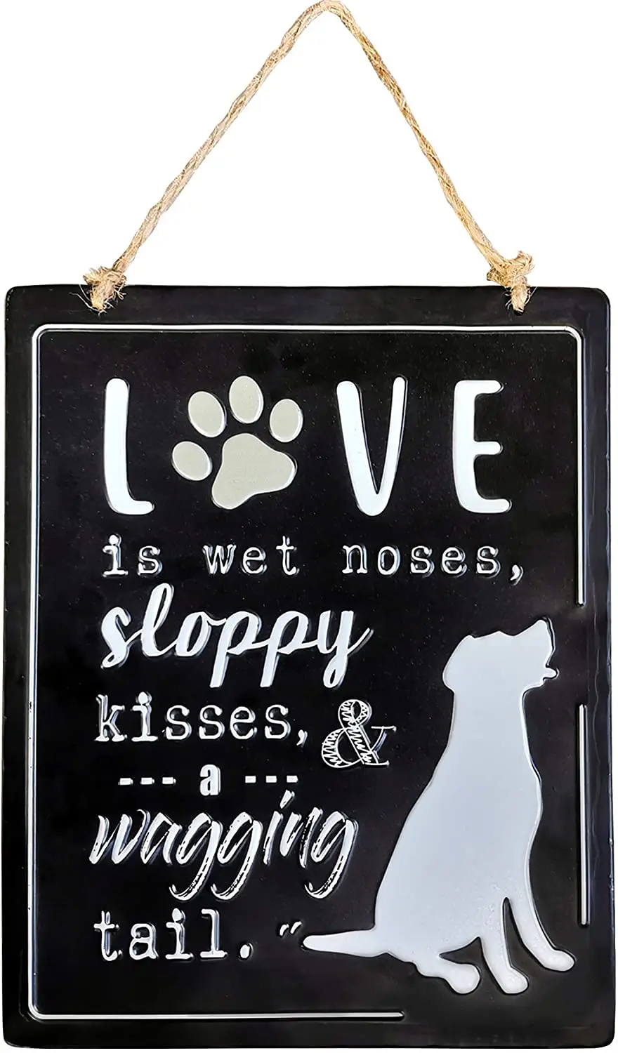 Nitynp Dog Wall Decor, Love Is Wet Noses Sloppy Kisses And A Wagging Tail  Metal Tin Sign, Wall Hanging Home Decor For Pet Lovers - Plaques & Signs -  AliExpress