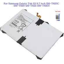 1x6000 мАч планшет Батарея EB-BT825ABE для samsung Galaxy Tab S3 9,7 дюймов SM-T825C SM-T820 SM-T825 SM-T825Y+ набор инструментов для ремонта