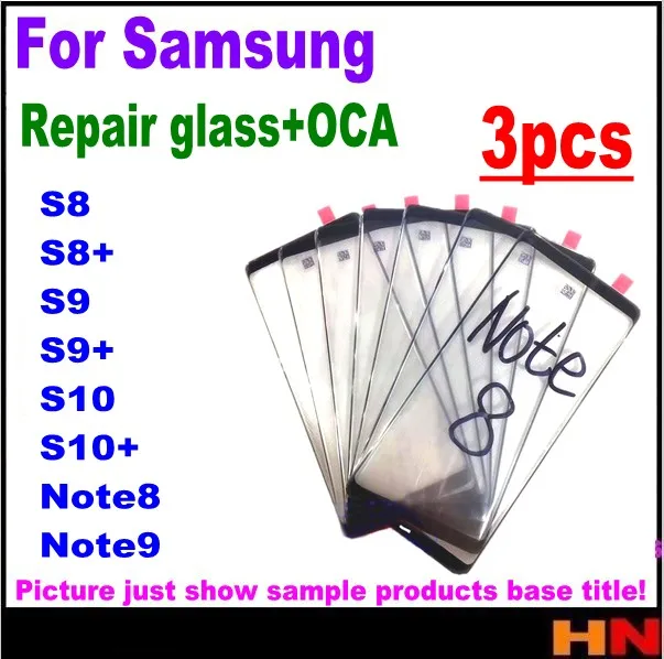 3 шт. ЖК дисплей 2 в 1 для Samsung Galaxy S10 plus S9 S8 Plus note 9 8|Сенсорные панели (тачскрин)| |