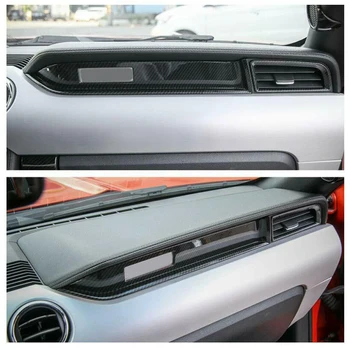 

High-Quality ABS Car Trim Cover Inner Auto Carbon Fiber Black Co-Pilot