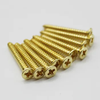 

M5x50mm 500pcs solid Brass Wood Screw cross Self tapping countersunk head screws for wood