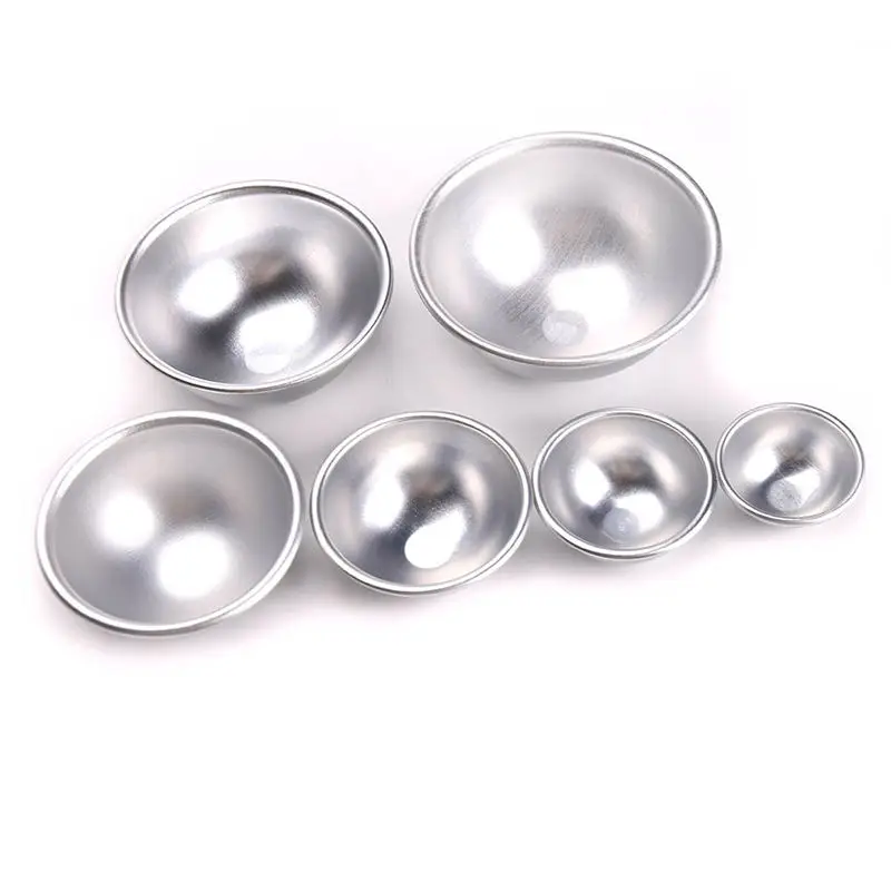 

Ball Aluminum Semicircle Sphere Bath Bomb Cake Pan Mold Baking Pastry Mould Wedding Cake Toppers
