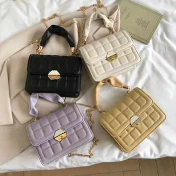 

women's bag Brand Original Design Handbag 2020 New Fashion Square Bag Joker Chain Shoulder Messenger Bag