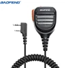 Baofeng Walkie Talkie 2 Pin Handheld Microphone Speaker Mic For  Baofeng UV5R UV82 BF-888S BF-V9 BF-C9 UV-S9 PLUS Two Way Radio ► Photo 3/6