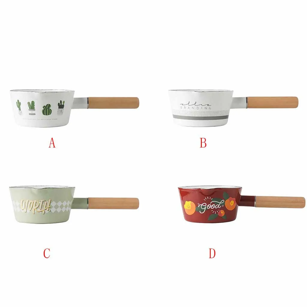 Мини мелк сковорода Steelpan Kokend Soeppan Praktische антипригарная Soeppan Kookpotten Keuken Gereedschap panelas - Цвет: A