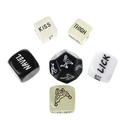 6 шт. забавные акриловые кубик любви секс кости Эротические Кости любовь игра игрушка подарок для пары