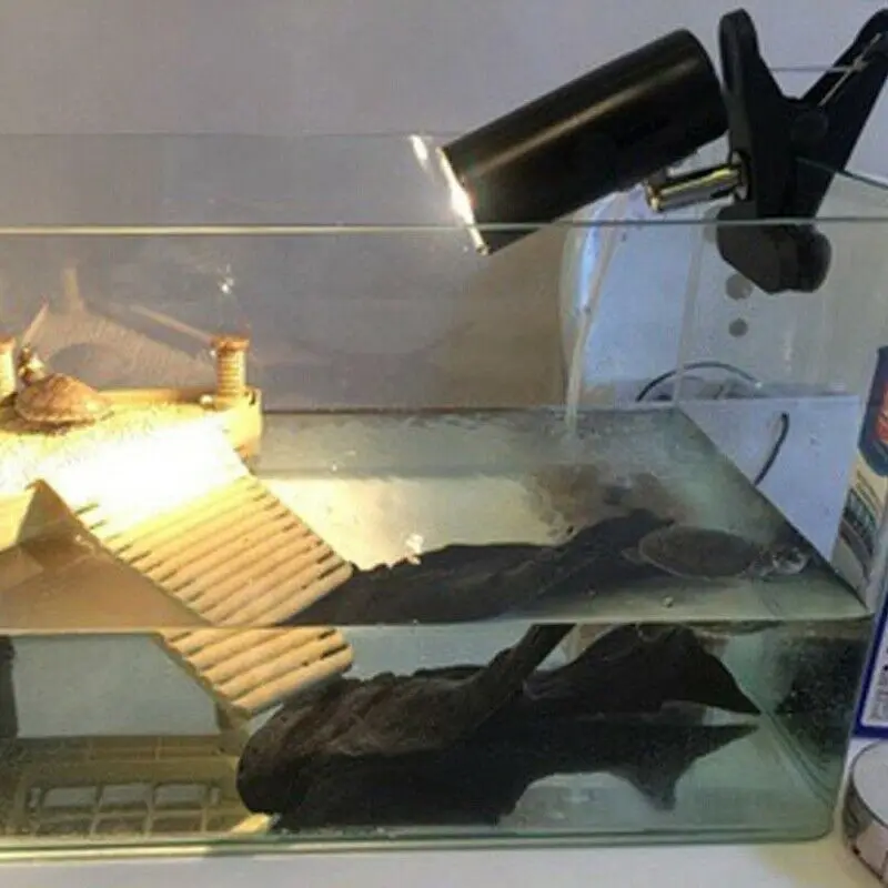 Вращающаяся ультрафиолетовая лампа накаливания Reptile UVB держатель с зажимом