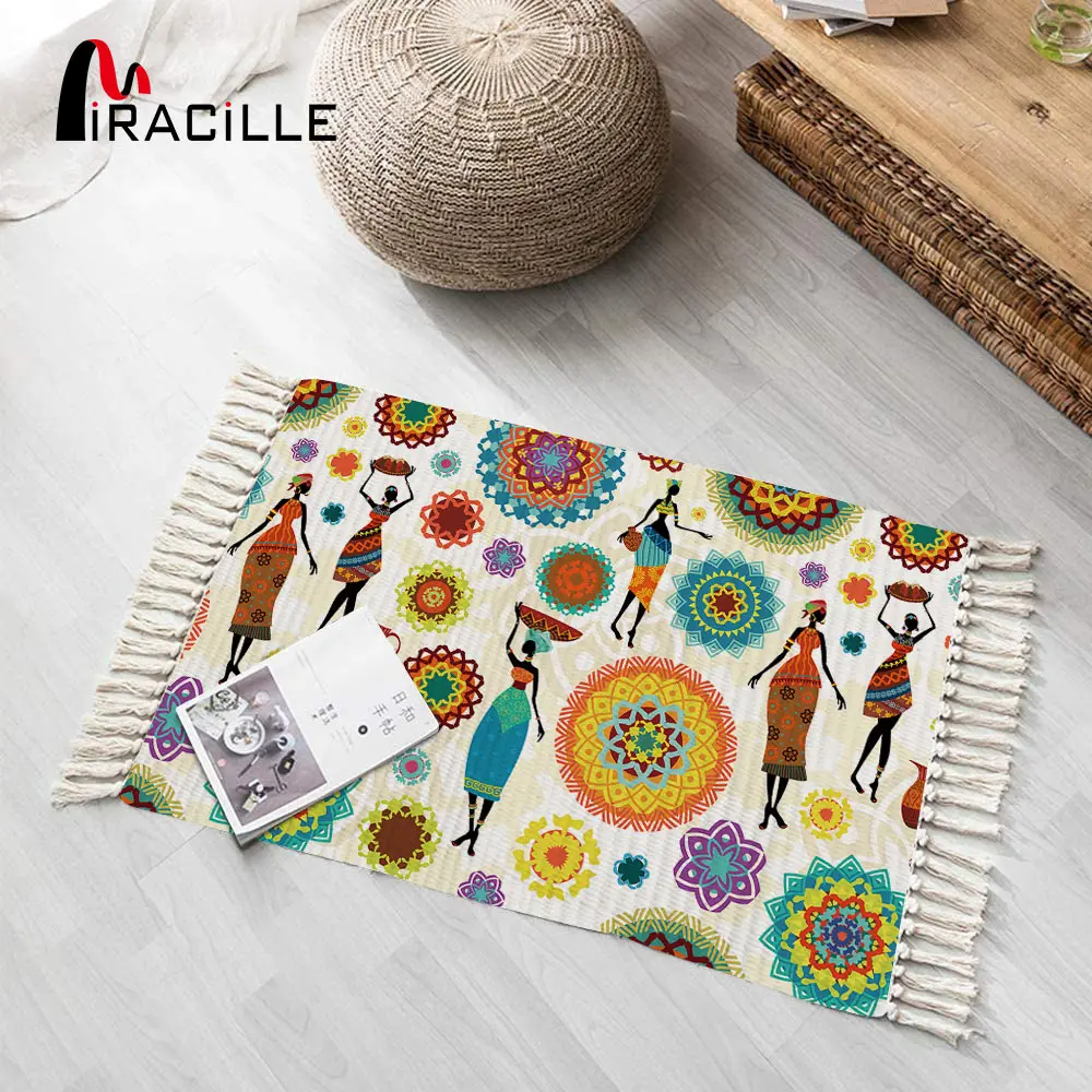 Коврики Miracille экзотические женские напольные коврики с кисточками идеальный