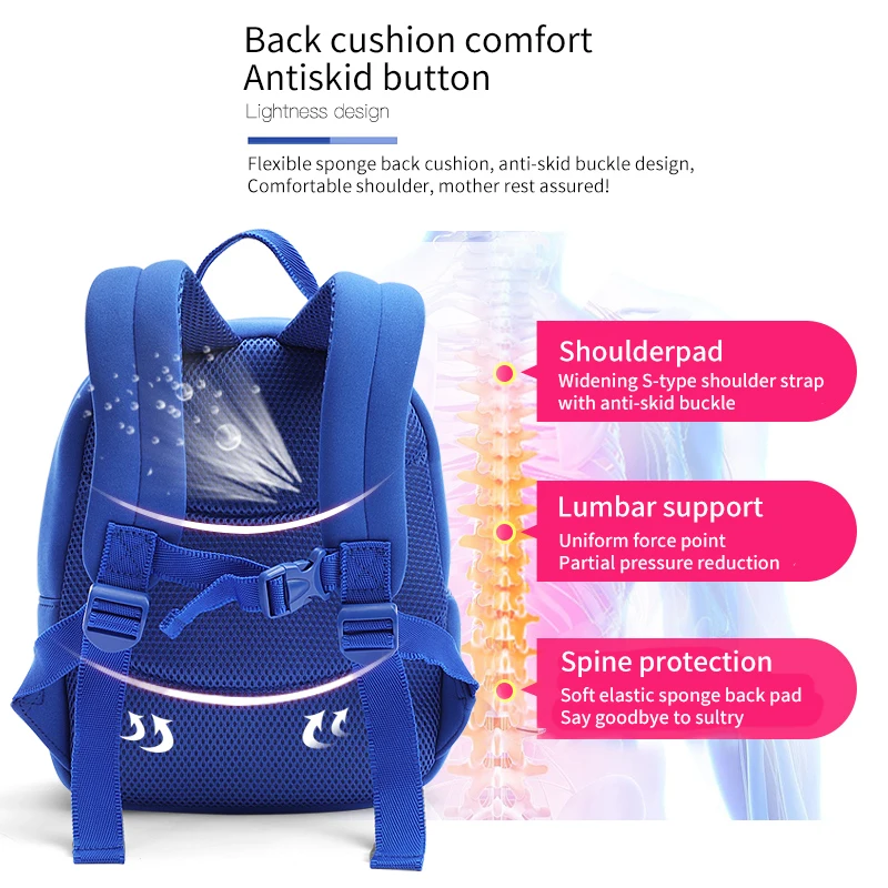 Детский рюкзак Дисней, анти-потеря, школьный ранец для мальчика, Детская сумка для детского сада со съемными крыльями для прогулок, сумка для детей 1-5 лет
