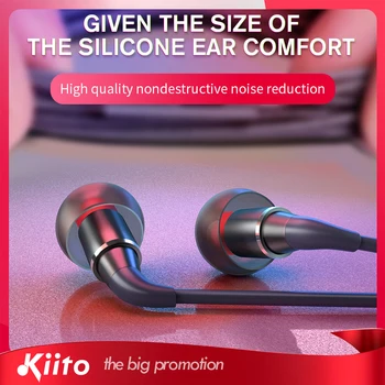 

AWEI E7 High Quality Wired Earphone Brand New Stereo In-Ear 3.5mm Nylon Weave Cable Wired Headset With Mic
