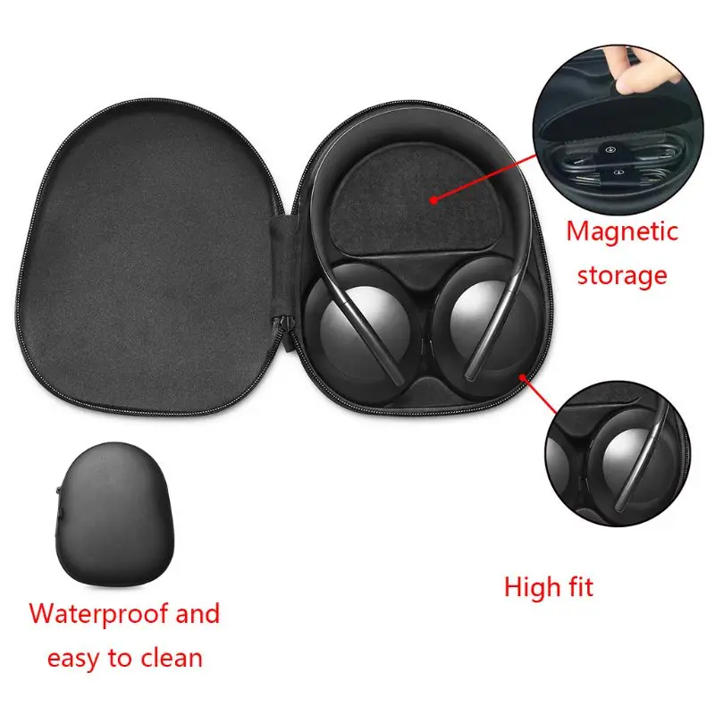 Portable Headset Carry Case Storage Bag for Bose Noise Cancelling 700 Headphone