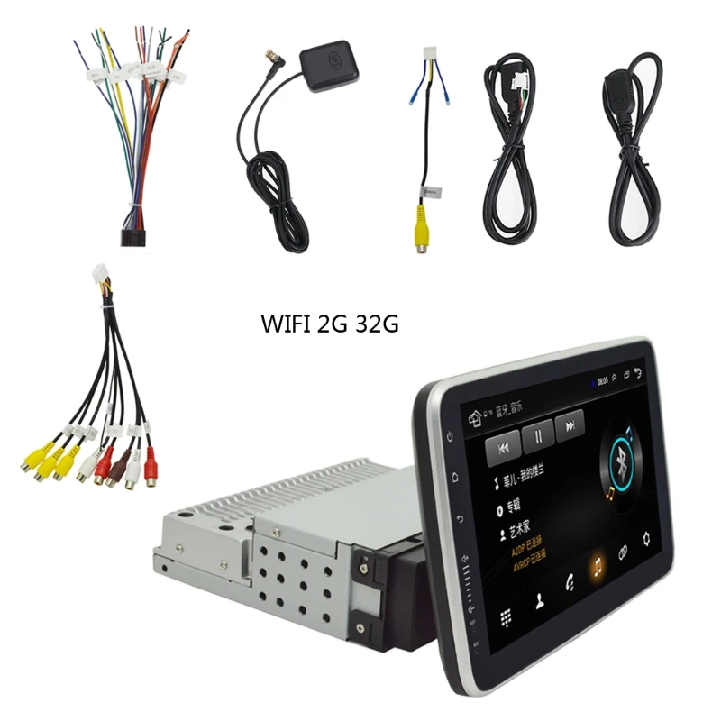 Universal 1 Din Car Multimedia Player 9 inch Touch Screen Autoradio Stereo Video GPS WiFi Auto Radio Backup Camera MP5