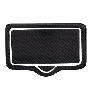 

New Carbon Fiber Rear Water Cup Holder Panel Cover Trim Fit for New Q7 2016-2019