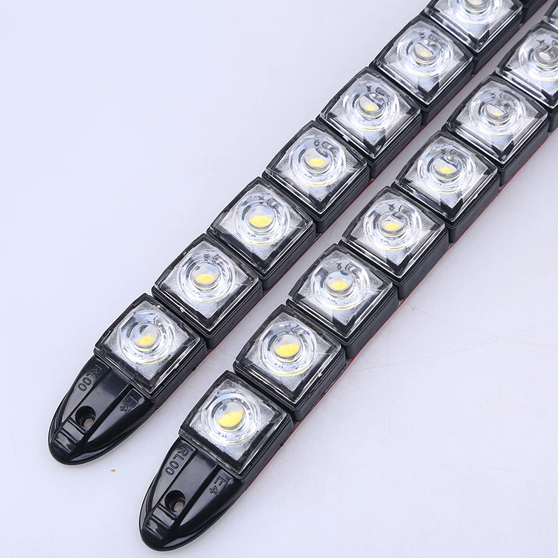 Светодиодные гибкие ходовые огни POSSBAY 6/8/9/10/12/14/16/18/20|daytime running lights|drl daytime lightflexible drl |
