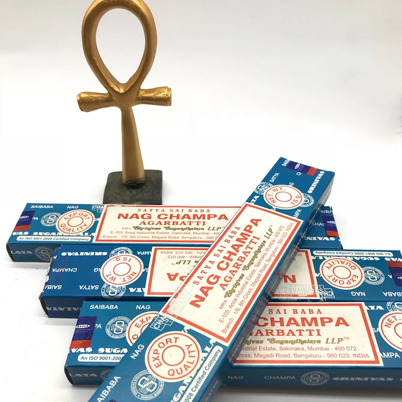 Индийские благовония Satya Nag Champa линия ароматный Саи Баба медитация домашний сандаловое дерево благовония E