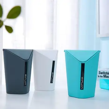 

Kitchen Office Waste Bin Small Trash Can Mini Desktop Ashcan Litter Trash Little Tabletop Trashbox for Desk Car Trash Bin