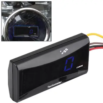 

Motorcycle LED Digital Tachometer Speed Meter RPM Tester DC 8-18V for Honda Yamaha Kawasaki Car Accessories New Arrive Universal