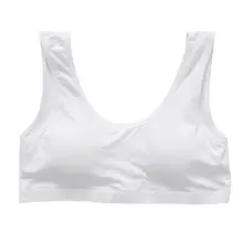 1 предмет; милое нижнее белье для девочек-подростков с рисунком; жилет с бюстгальтером; хлопковый Воздухопроницаемый спортивный бюстгальтер