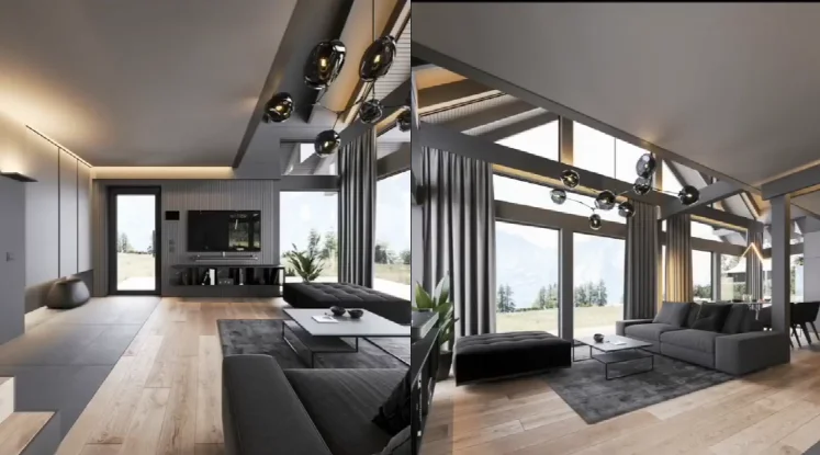 Luxury Customized modern kitchen cabinets wardrobe wine cabinet living room sofa furnitures supplier in China