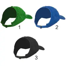 Женская бейсбольная кепка с открытой спиной и хвостиком для взрослых, одноцветная, регулируемая, дышащая, грязная, высокая, Спортивная Кепка для водителя грузовика