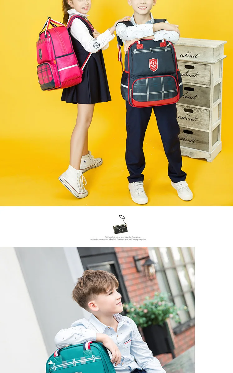 Kids School Bags Orthopedic Backpack Schoolbag Waterproof School Bags for Girls Boys Children Backpacks Mochila Escolar