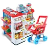 New Big Size Kitchen Set 82cm Height Plastic Pretend Play Toy With Light Kids Kitchen Cooking Supermarket Play Food Cart Toy D76 3