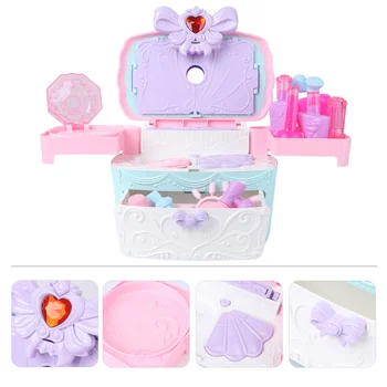 

1 Set Simulation Makeup Plaything Suitcase Toy for Children Girl Gift