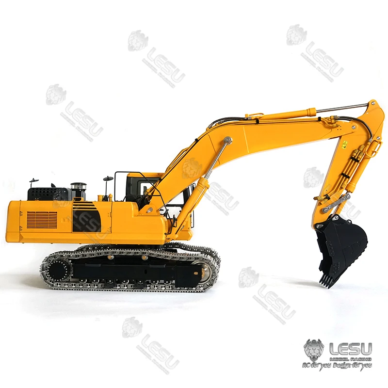 LESU Komatsu AC360 1/14 металла RC цилиндр гидравлического экскаватора клапанного насоса и