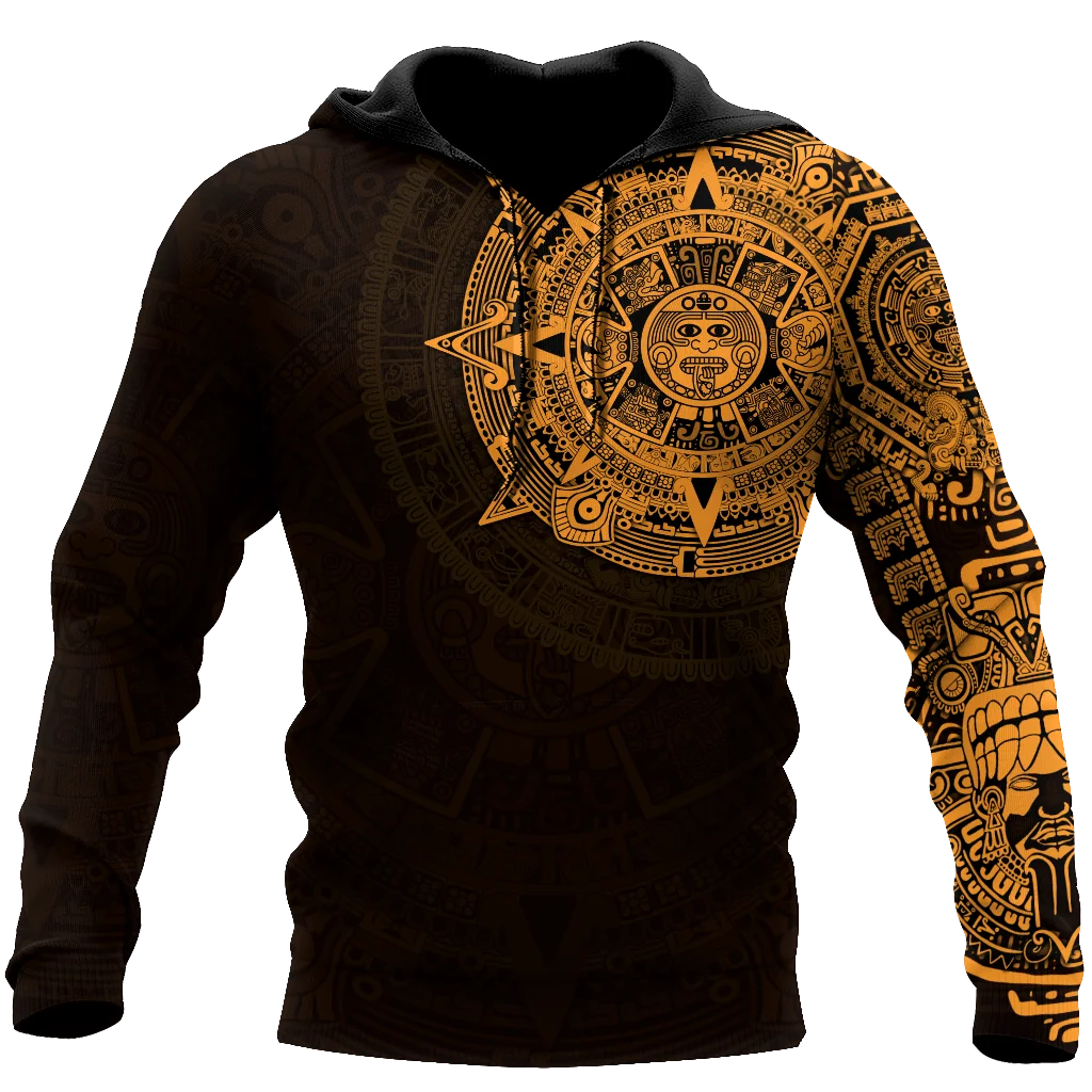 

Aztec Mexico Tattoo 3D Printed Hoodie Man Women Harajuku Outwear Zipper Pullover Sweatshirt Casual Unisex Jacket Tracksuit K-256