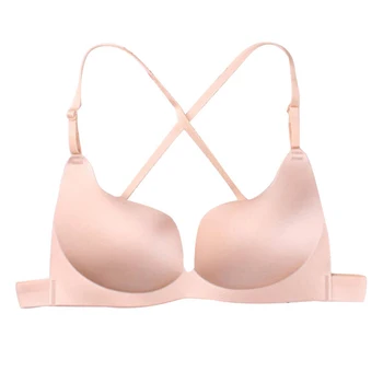 

Woman Sexy Deep U Low Cut Push Up Women Lingerie Backless Underwear Sexy Bras Intimates