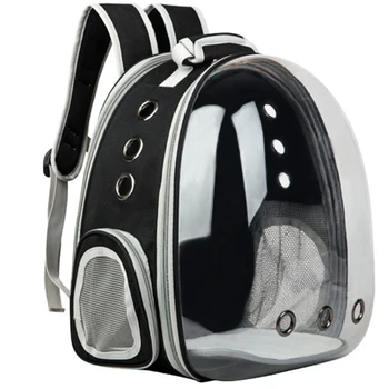 

Expandable Cat Backpack, Space Capsule Bubble Transparent Clear Pet Carrier, Pet Carrying Hiking Traveling Backpack