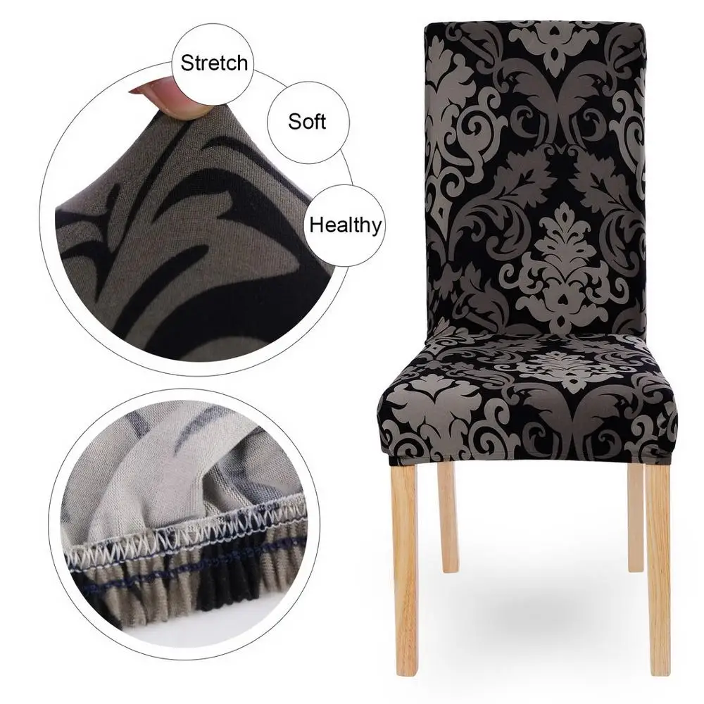 

SearchI 1/2/4/6 pcs Chair Cover Dining Home Decoration Seat Cover Funda Silla Housse Chaise Seat Protection Case Copri Sedie