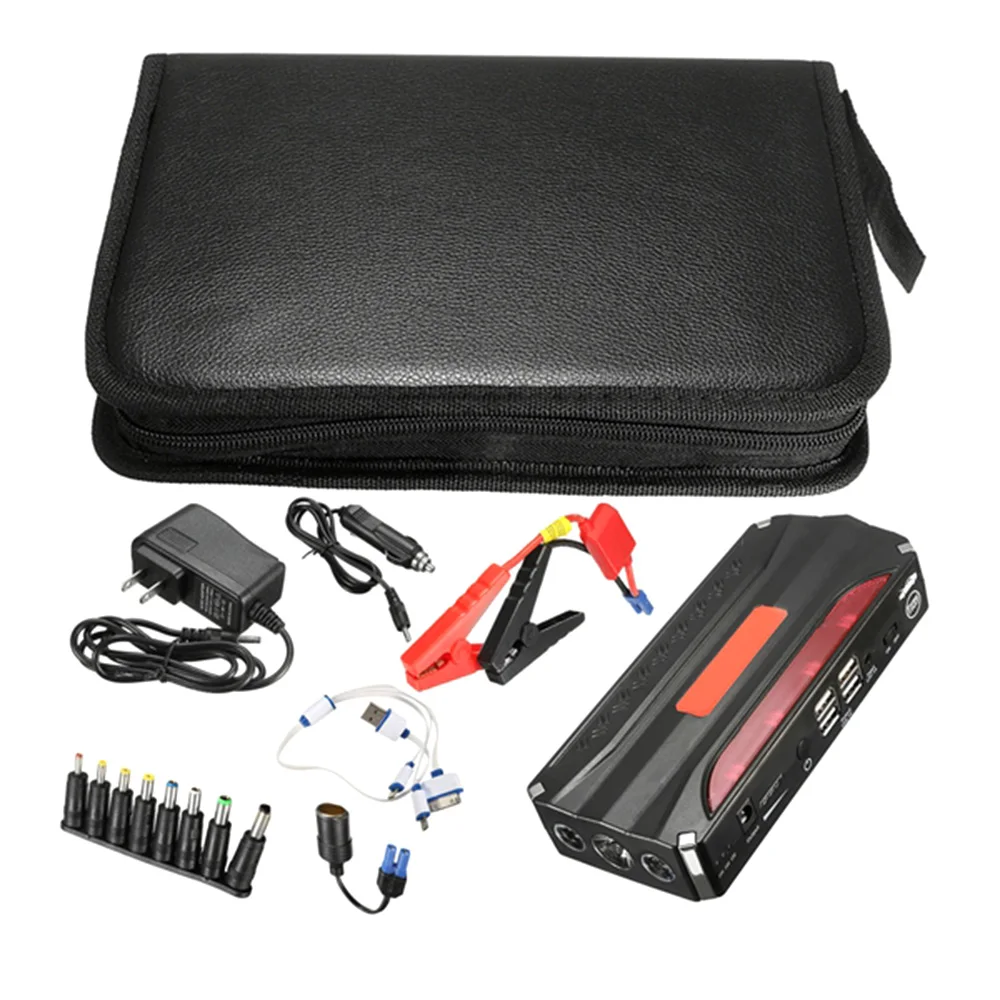 

68800mAH 12V USB Car Jump Starter Power Booster Charger Auto Truck SUV Portable Maintainer Kit