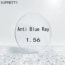 1,56(+ 6,00~-8,00) по рецепту анти синий луч CR-39 смолы Асферические стекла линзы, близорукость дальнозоркость, оптические линзы