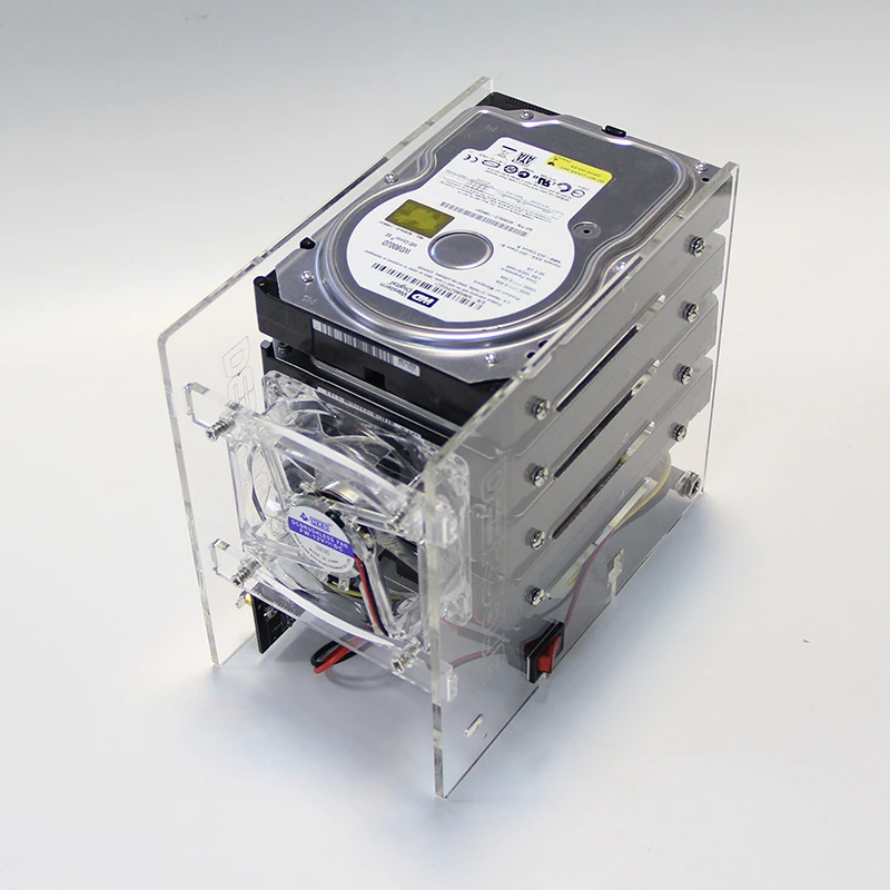 外付けハードディスク拡張ブラケット Hdd 3 5 Nas 4ディスク用 透明アクリル製 電源サポート パソコン ケーブル コネクタ Aliexpress 外付けハードディスク拡張ブラケット Hdd 3 5 Nas 4ディスク用 透明アクリル製 電源サポート パソコン ケーブル コネクタ Aliexpress