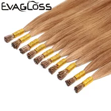 Best Price EVAGLOSS Italian Keratin Fusion Pre Bonded Microlink StickI Tip Cuticles Aligned Natural Real Russian Remy Hair Extensions1g/s Best Price EVAGLOSS Italian Keratin Fusion Pre Bonded Microlink StickI Tip Cuticles Aligned Natural Real Russian Remy Hair Extensions1g/s