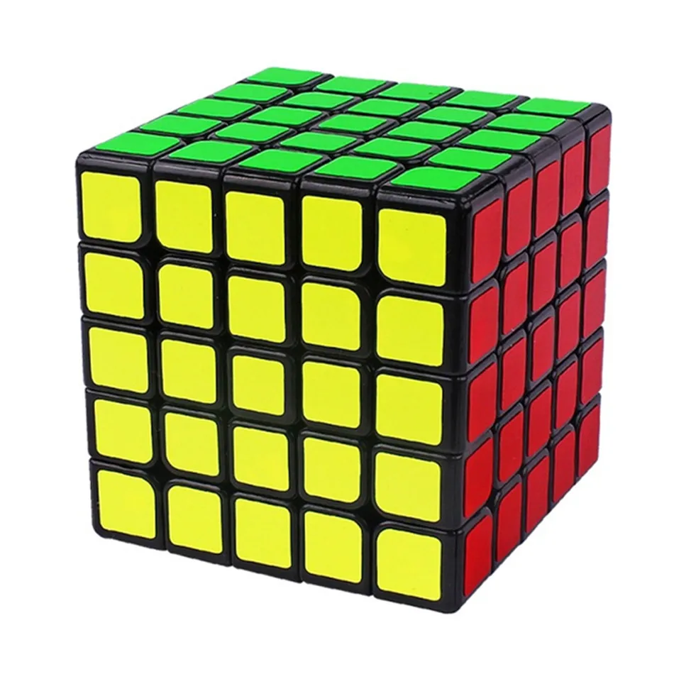 YuXin ZhiSheng, фиолетовый Kirin, 5x5x5, волшебный куб, 5x5, профессиональный скоростной куб, профессиональная головоломка, игрушка для детей, подарок - Цвет: Black