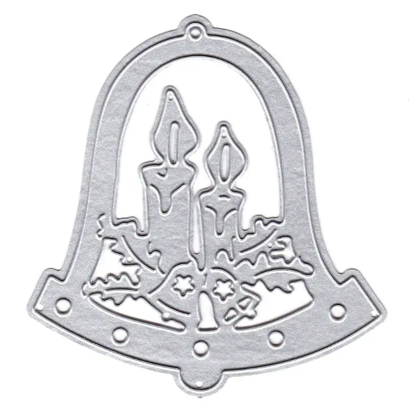 

Small Bell Candle Metal Cutting Dies Stencil DIY Scrapbooking Album Stamp Paper