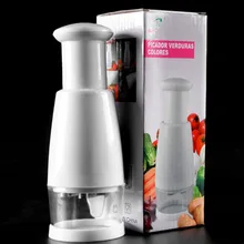 Белый Нержавеющая сталь кухня прессования слайсер Овощечистка Dicer овощи, чеснок, лук еда измельчитель резак инструменты(China)