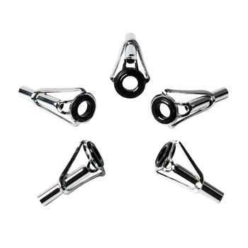 

54pcs Repair Parts Eye Ring 1.6-3.2mm Line Protector Box Packed Heavy Duty Stainless Steel Fishing Rod Guide Tip Kit DIY Tool