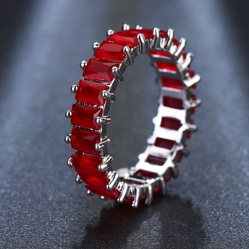 Роскошный Кристалл от Swarovskis ювелирное разноцветное кольцо набор с кубическим cz Кольцо уникальной формы подходит для женщин помолвка